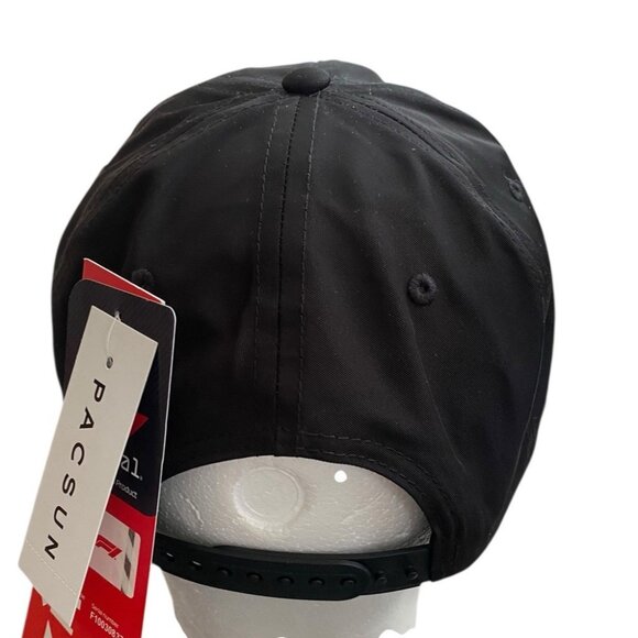 New Wildside X Formula 1 Yohji Yamamoto Embroidered Snapback Hat Black Unisex - Picture 2 of 5